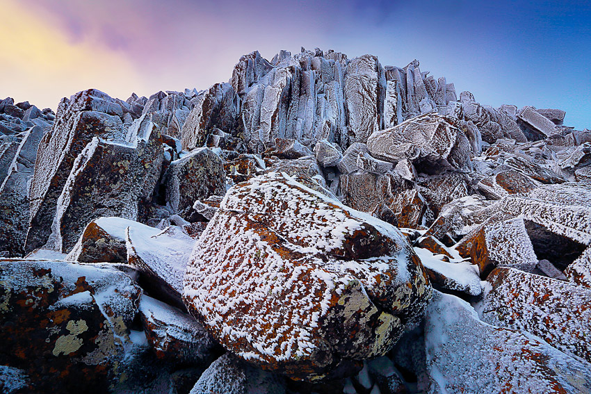 Frozen Boulders, Ben Lomond