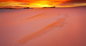 Sunset, Peron dunes