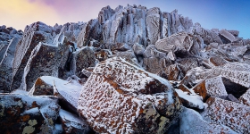 Frozen Boulders, Ben Lomond